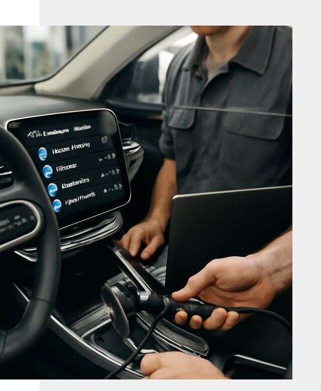Установка приложений Geely для мультимедиа автомобиля в Кумертау